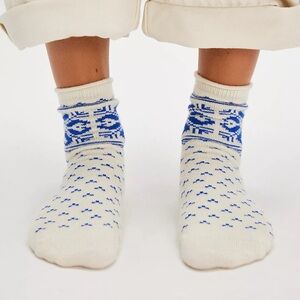 Free people Cashmere Fairisle Socks